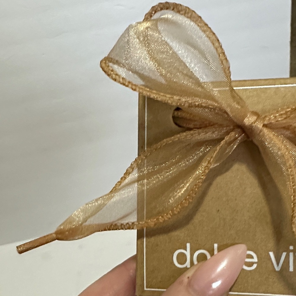 Dolce Vita Curly Organza Lace shoestrings NWT - Picture 2 of 5